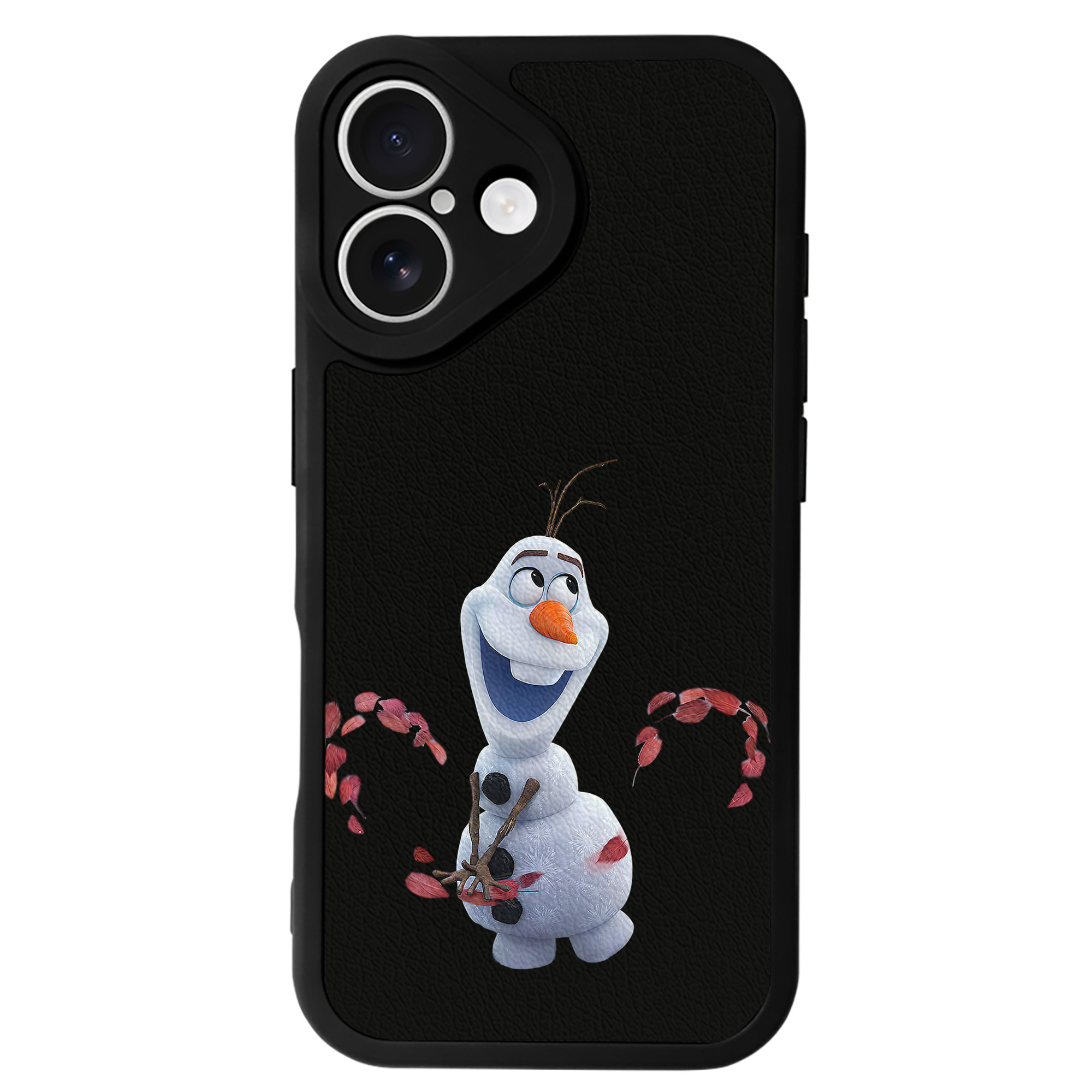 （画像用） アナと雪の女王 アンナ エルサ Frozen Anna Elsa 【iPhone 16シリーズ対応】シリコンスマホケース（レザー調） 材質：シリコン